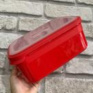 Pote Retangular de 3 Litros - Vermelho