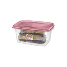 Pote Retangular Fácil Rosa 1400ml - Sanremo