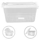 Pote Retangular Wave Prime 1,8 L Tampa com Trava para Guardar Alimentos
