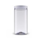 Pote reto cristal transparente 2000ml plástico Pote reto cristal transparente 2000ml plástico