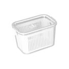 Pote Slim Multiuso Para Cozinha Com Cesta Hermético 1780ml Branco Pote Slim Multiuso Para Cozinha Com Cesta Hermético 1780ml Branco