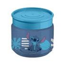 Pote Stitch Azul 160ml Organizador Volta As Aulas Infantil