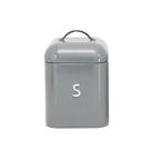 Pote Sugar Retro Hermético em Metal Cinza 1500ml