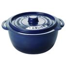 Pote supreme com tampa 440ml azul plasutil