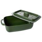 Pote supreme retangular com tampa 1,12 litros verde plasutil Pote supreme retangular com tampa 1,12 litros verde plasutil