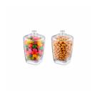 Pote Tampa Doce Salgadinho Transparente Organizador Buffet Pote Tampa Doce Salgadinho Transparente Organizador Buffet