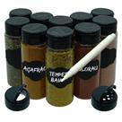Pote Tempero Kit 10 Potes +10 Etiquetas Adesivas T140
