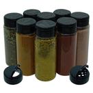 Pote Tempero Kit 8 Pote Tampa Dosadora Dupla Mantimento 140
