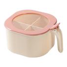 Pote Temperos e Condimentos com 4 Divisórias ROSA