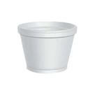 Pote térmico isopor 355 ml sem tampa (Kit 10 pacotes c/20 unidades) - Darnel