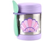 Pote Térmico Skip Hop Com Talher Spark Style Concha Roxo