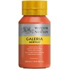 Pote Tinta Acrílica Galeria 500ml Winsor & Newton Cadmium Orange Hue 090