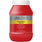 Pote Tinta Acrílica Galeria Winsor Newton 1 Litro Cadmium Red Hue