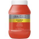 Pote Tinta Acrílica Galeria Winsor & Newton 1 Litro Vermilion Pote Tinta Acrílica Galeria Winsor & Newton 1 Litro Vermilion