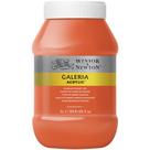Pote Tinta Acrílica Galeria Winsor Newton 1L Cadm Orange Hue