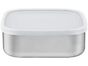 Pote Tramontina Freezinox Aço Inox Quadrado Tampa Plástica 16cm 1,2L