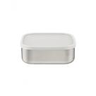 Pote Tramontina Freezinox Em Inox Quadrado Com Tampa Plástica 2,1 Litros