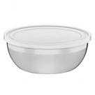 Pote Tramontina Freezinox Redondo Aço Inox Com Tampa Plástica 5,8 Litros