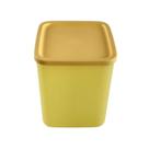 Pote Tupperware Refri Line Quadrado 1,8L - Amarelo