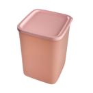 Pote Tupperware Refri Line Quadrado 2,2L - Rosa Chá