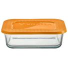 Pote Vidro 2.4 Litros Retangular Com Tampa Plástica Round Vitazza Pote Vidro 2.4 Litros Retangular Com Tampa Plástica Round Vitazza