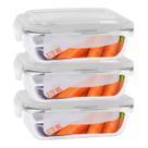 Pote Vidro 370ML Vai ao Forno e Microondas com Tampa 3 Unidade Pote Vidro 370ML Vai ao Forno e Microondas com Tampa 3 Unidade