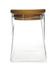 Pote Vidro Borossilicato Transparente c/ Tampa Bambu 390ml Pote Vidro Borossilicato Transparente c/ Tampa Bambu 390ml