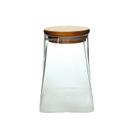 Pote Vidro Borossilicato Transparente c/ Tampa Bambu 950ml Pote Vidro Borossilicato Transparente c/ Tampa Bambu 950ml