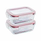 Pote Vidro Hermético Frezzer Microondas Marmita 640ml 2 Un