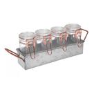 Pote vidro p/cond. 90ml c/tpa e sup.5pcs povi116 Pote vidro p/cond. 90ml c/tpa e sup.5pcs povi116