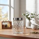 Pote Vidro Tampa Inox 700ml Redondo Mantimentos Cozinha Pote Vidro Tampa Inox 700ml Redondo Mantimentos Cozinha