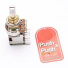 Potenciometro push-push logaritimico a250k cpp 25a Potenciometro push-push logaritimico a250k cpp 25a