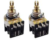 Potenciômetros CTS 500K Push Pull Short Shaft Audio Taper