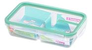 Potes 730ml Com Divisórias Empilhavel Marmita Fit Hermeticos