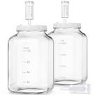 Potes de fermentação Folinstall 5,7 L herméticos com boca larga, 2 unidades Potes de fermentação Folinstall 5,7 L herméticos com boca larga, 2 unidades