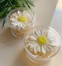 Potes de mini velas aromaticas margaridas 10 unidades lemmbrancinhas Potes de mini velas aromaticas margaridas 10 unidades lemmbrancinhas