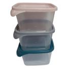 Potes de Plástico com tampa Resistente freezer, microondas, lava louças Xplast 900ml Mixhome 3 unidades