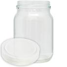 Potes De Vidro Para Leite Materno 200ml Com Tampa Plastica 10 Unidades
