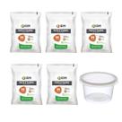 Potes Descartáveis Redondo Empilhavel BPA Free Freezer Microondas 1500ml - 120un