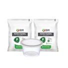 Potes Descartáveis Redondo Freezer Microondas 1l 1000ml 48un Empilhavel BPA Free