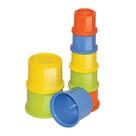 Potes e Cia - Brinquedo Educativo para Bebês com 8 Potes Coloridos
