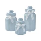 Potes herméticos Lace azul Hauskraft POTE-102AZ