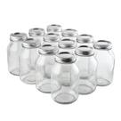 Potes Mason FastRack 32 oz, pacote com 12, vidro hermético