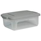 Potes Organizador Cinza 1,5L Com Tampa Unidade Potes Organizador Cinza 1,5L Com Tampa Unidade