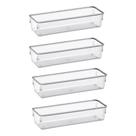 Potes Organizadores Retangular 24x8x5cm Acrimet 4 Uni