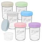 Potes para Aveia Noturna Xyptorix 473mL Conjunto com 6 Potes de Vidro