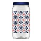 Potes Plástico Multiuso Organizador Cozinha Azulejo Português Mantimentos - Potes Plástico Multiuso Organizador Cozinha Azulejo Português Mantimentos -
