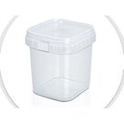 Potes Quadrados Bolo No Pote Lacre Plástico 220ml -200 Unid WS Plastico