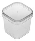 Potes Quadrados Bolo No Pote Plástico 220ml 10 Potinhos Plastilania Potes Quadrados Bolo No Pote Plástico 220ml 10 Potinhos Plastilania