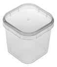 Potes Quadrados Bolo No Pote Plástico 220ml 10 Potinhos Plastilania